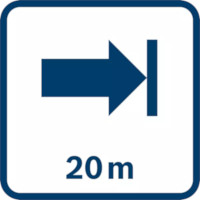 Bosch - Zasięg 20 m