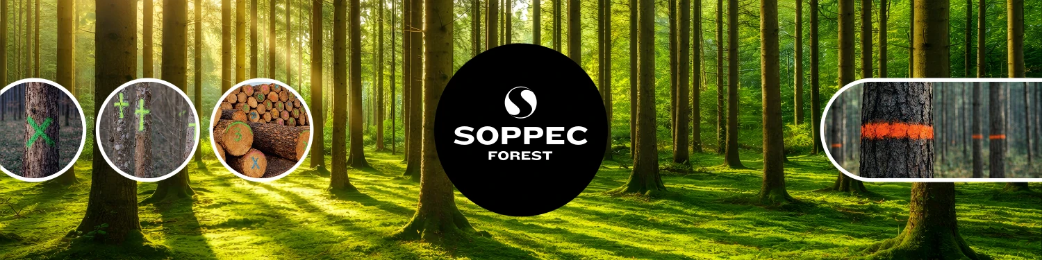 Farby w sprayu do znakowania w leśnictwie Soppec Forest