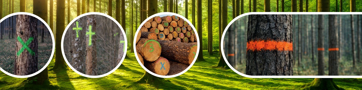 Farby w sprayu do znakowania w leśnictwie Soppec Forest - zastosowanie