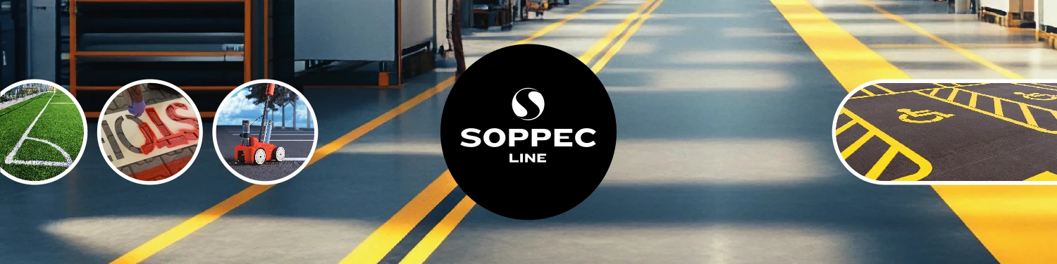 Farby w sprayu do znakowania linii Soppec Line