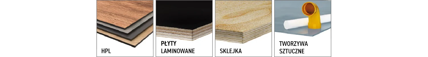 Piły tarczowe CMT Orange Tools - seria 281 - materiały