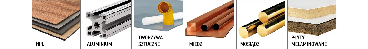 Piły tarczowe CMT Orange Tools - seria 296 i 297 - materiały