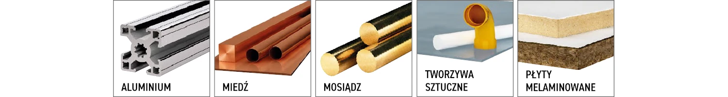 Piły tarczowe CMT Orange Tools - seria 297 - materiały