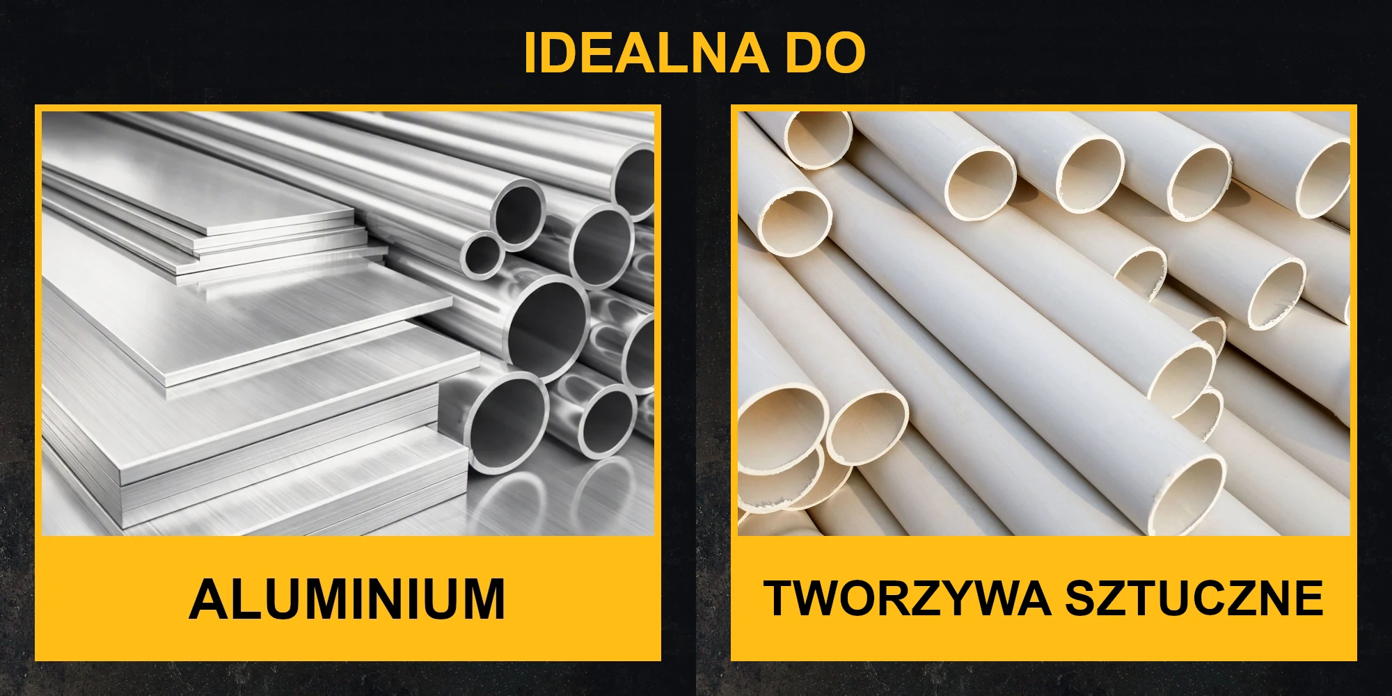Tarcza do aluminium, tworzyw sztucznych