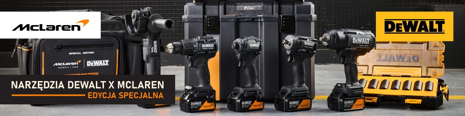 Narzędzia Dewalt x McLaren