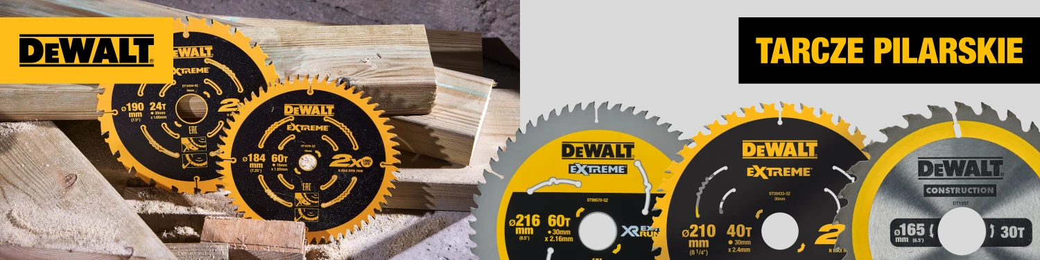 Tarcze pilarskie Dewalt