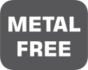 Brak elementów metalowych
