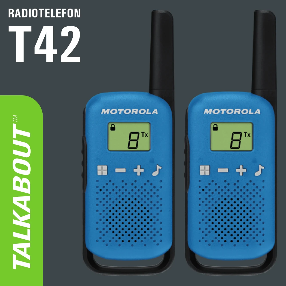 Radiotelefon Motorola Talkabout T42 – niebieski