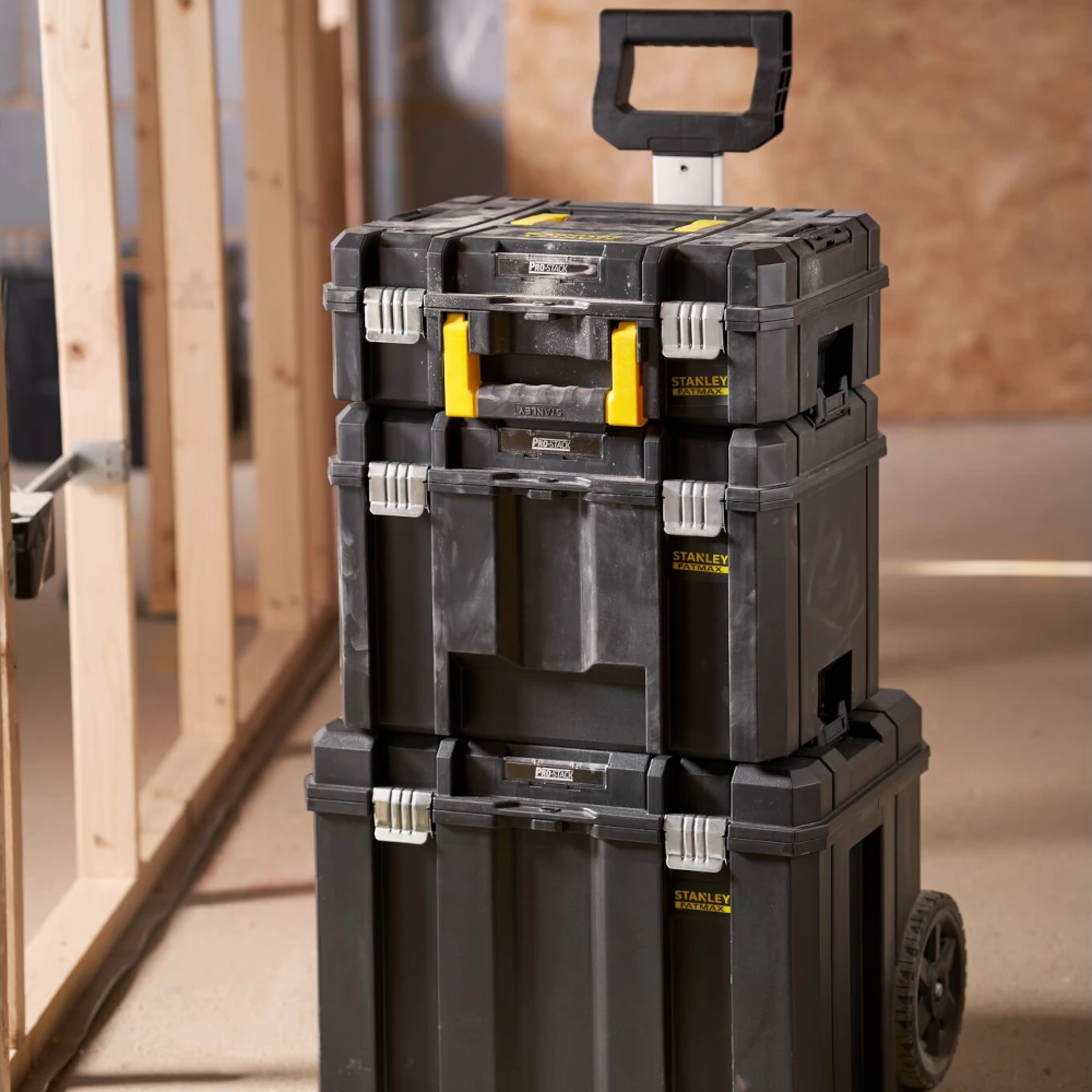 Zestaw 3 skrzyń narzędziowych Stanley FATMAX PRO-STACK FMST75753-9