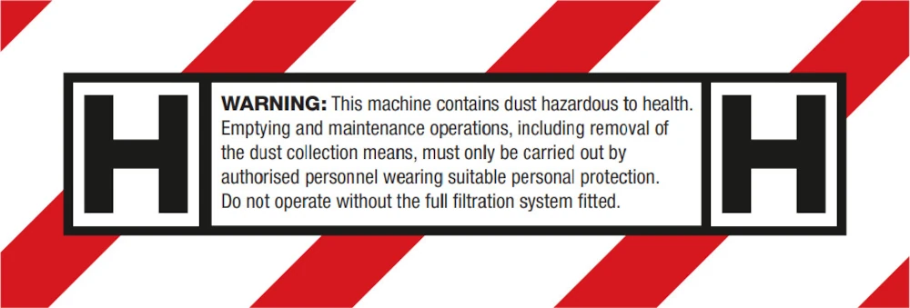Odkurzacze przemysłowe - klasa H
