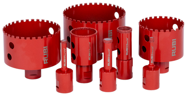 Wiertła diamentowe Rubi DryGres Premium