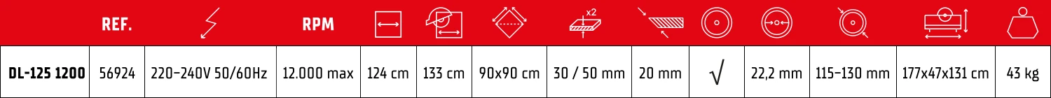 Rubi DL-125 - parametry