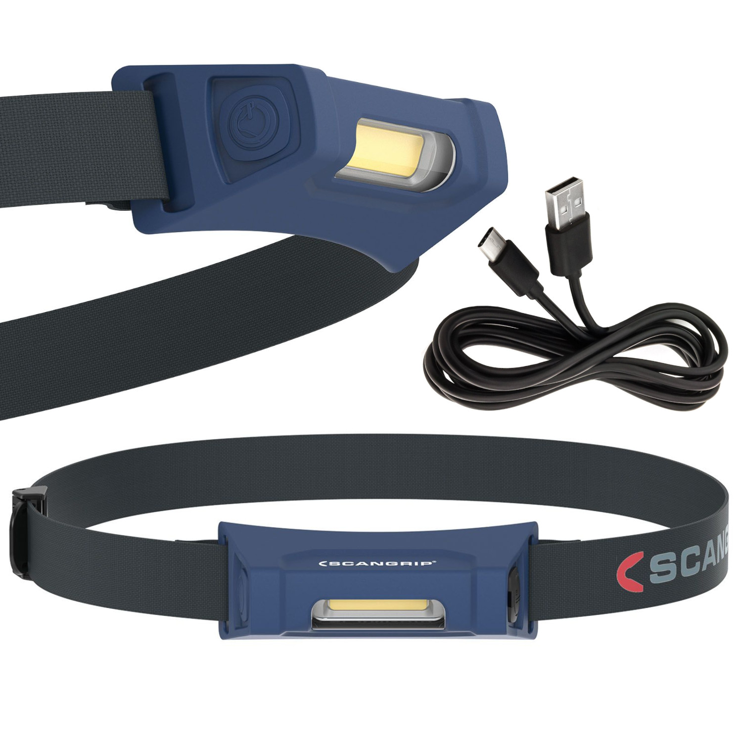 SCANGRIP 03.5850 Latarka czołowa akumulatorowa ZONE 2 LED 200 lm