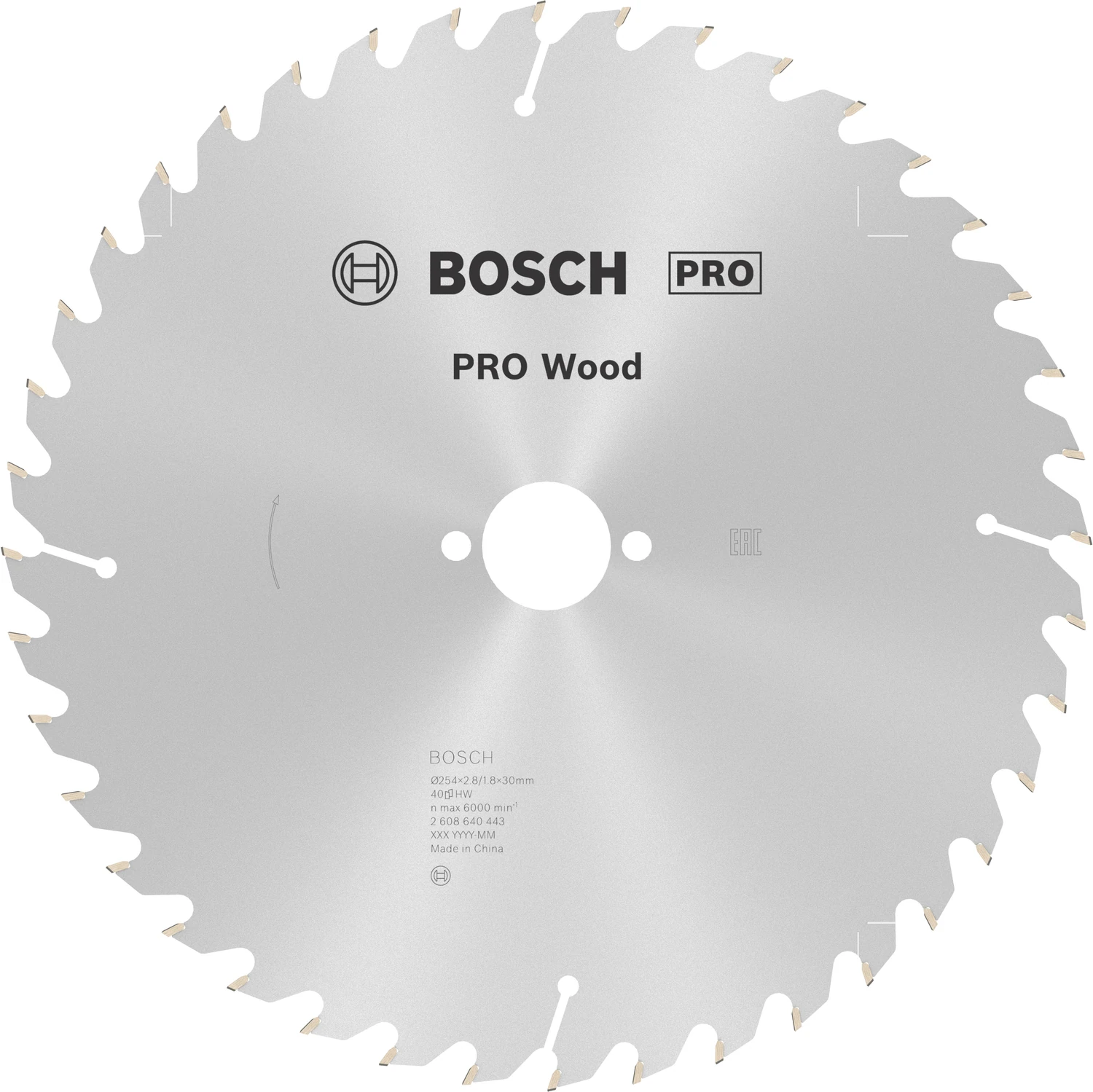 Tarcza pilarska Optiline Wood 254mm 40z Bosch 2608640443
