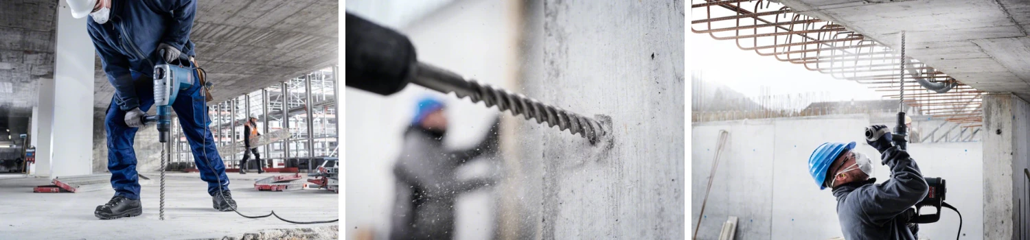 zastosowanie wierteł do betonu SDS-Max