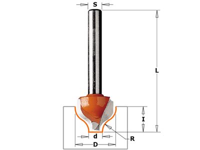 Frez dekoracyjny CMT