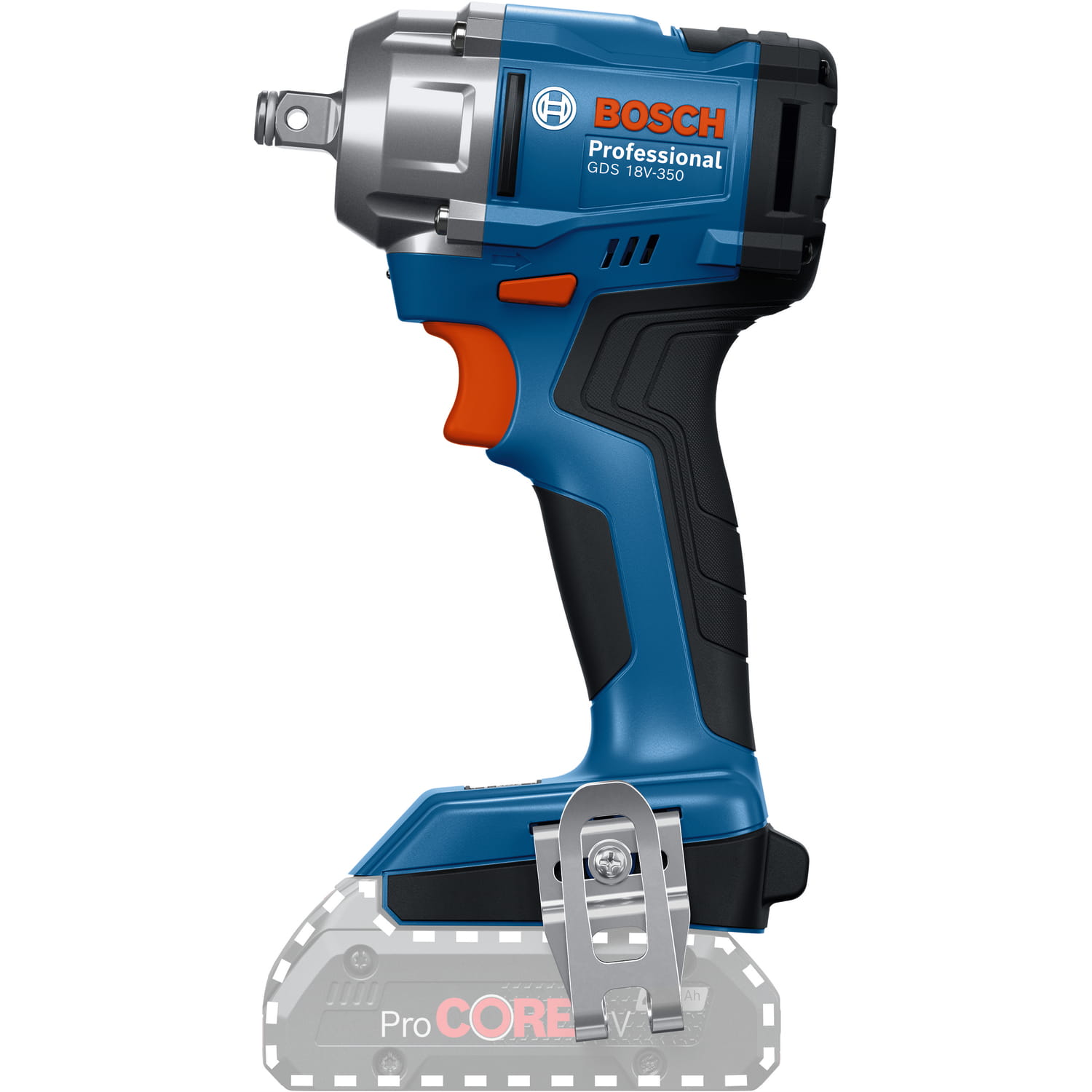 BOSCH Akumulatorowy klucz udarowy GDS 18V-350 85/200/350nm body