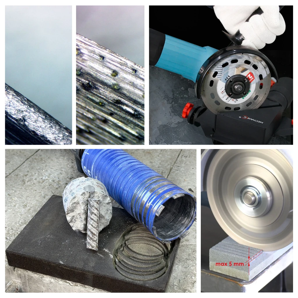 Ostrzenie otwornic i tarcz diamentowych